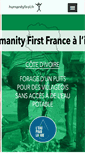 Mobile Screenshot of humanityfirst.fr