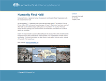 Tablet Screenshot of ht.humanityfirst.org