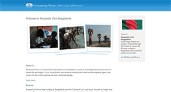 Desktop Screenshot of bd.humanityfirst.org